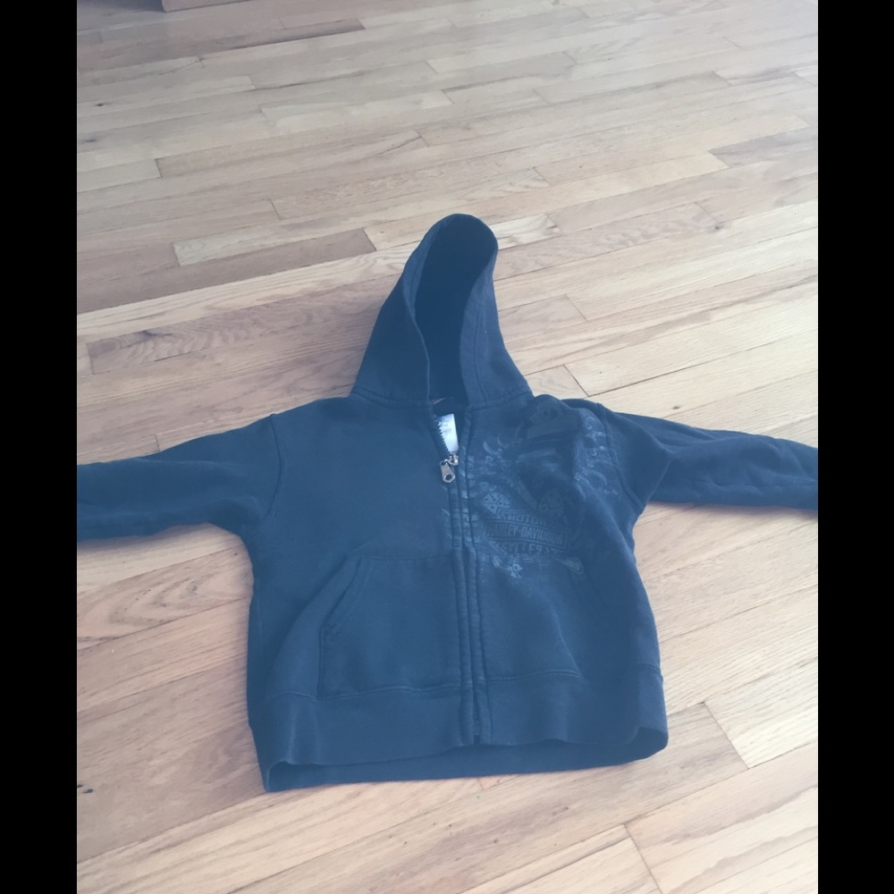 Youth size Harley Davidson zip up hoodie